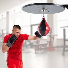 Boxing Speed Ball Hanging Punching Bag PU Leather Boxing Reflex Ball Stress Relief Boxing Striking Bag Boxing Equipment