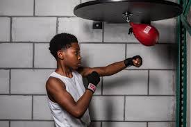 Boxing Speed Ball Hanging Punching Bag PU Leather Boxing Reflex Ball Stress Relief Boxing Striking Bag Boxing Equipment